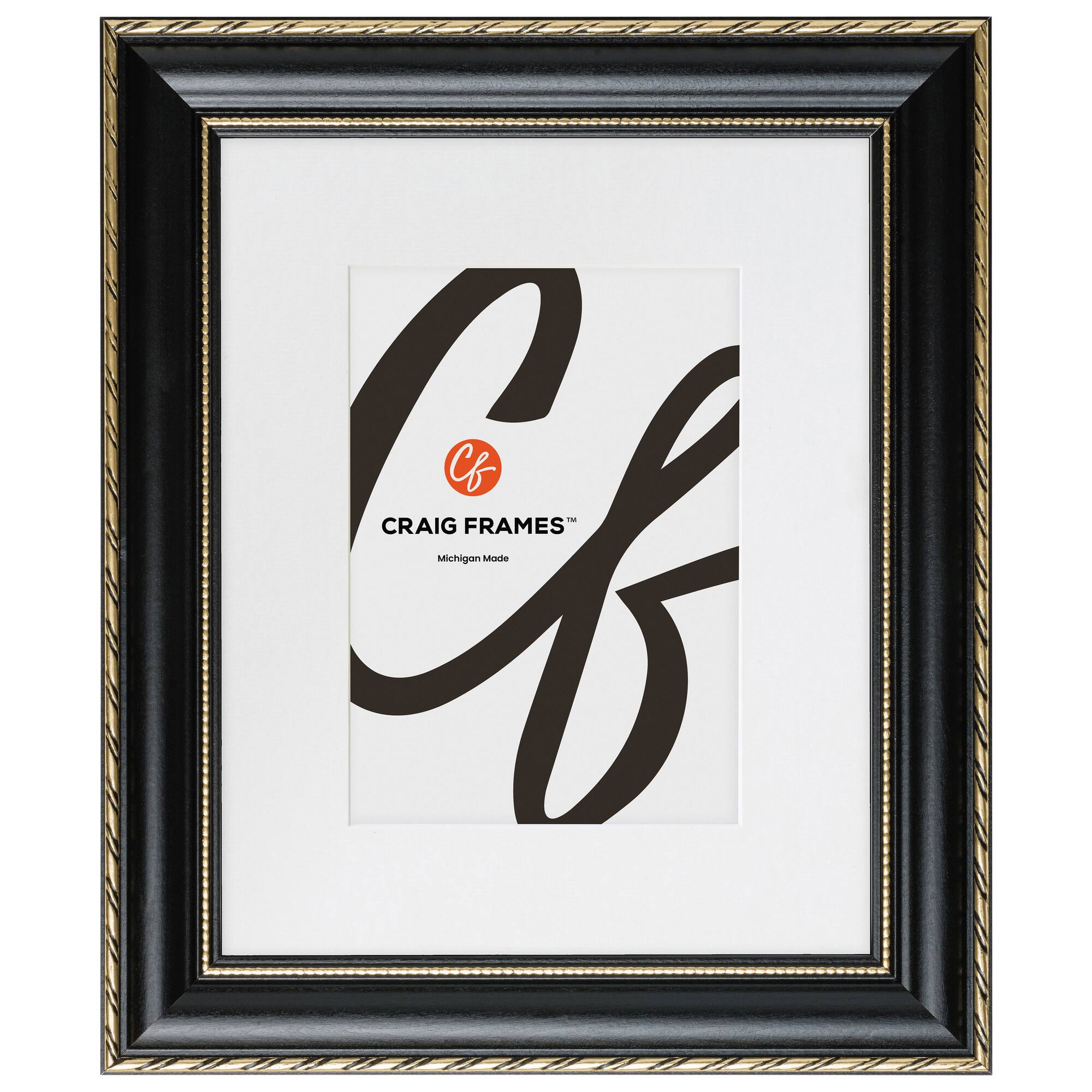 4 Pack Craig Frames Victoria & Gold Picture Frame with Mat